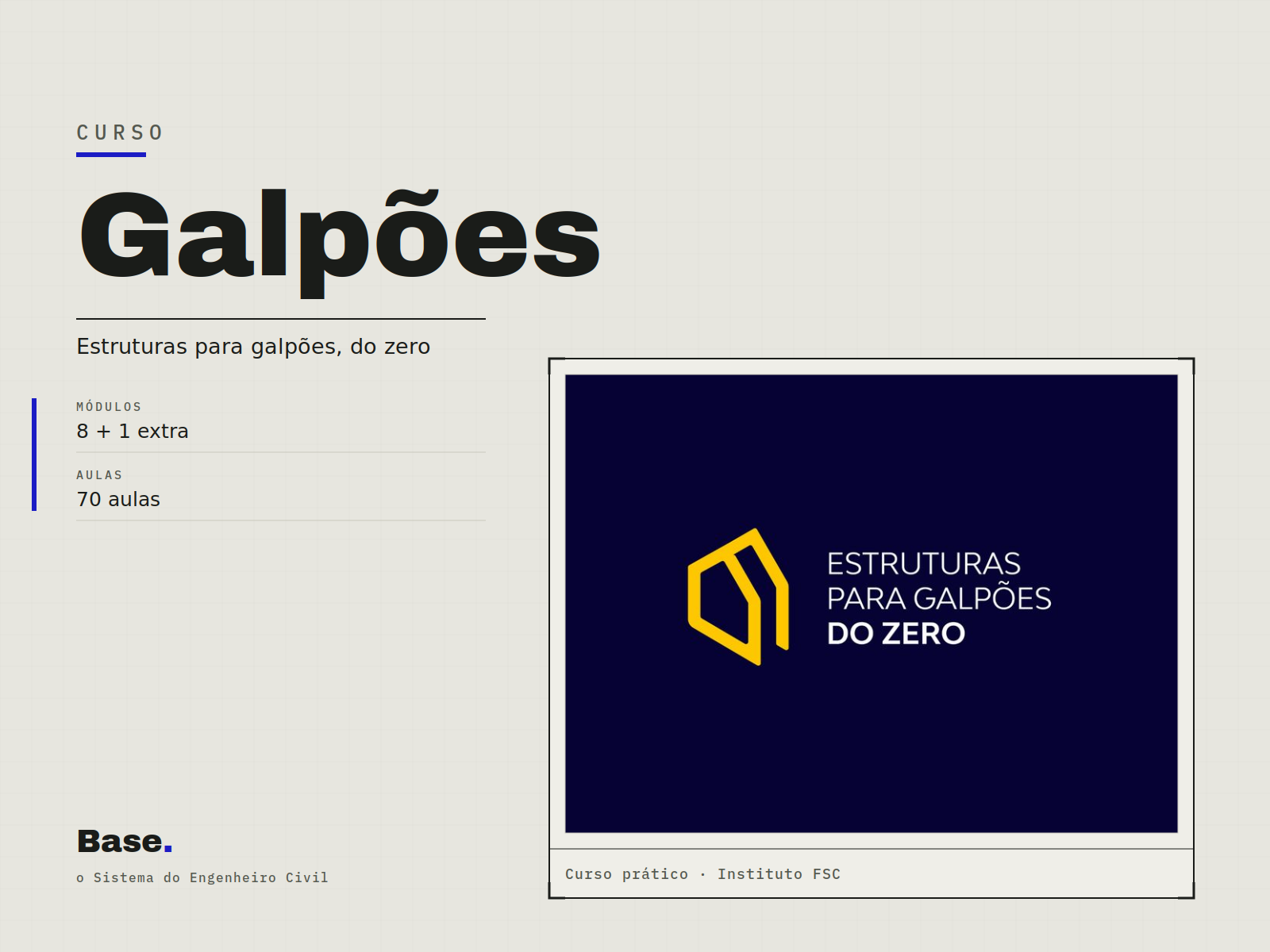 Curso: Galpões