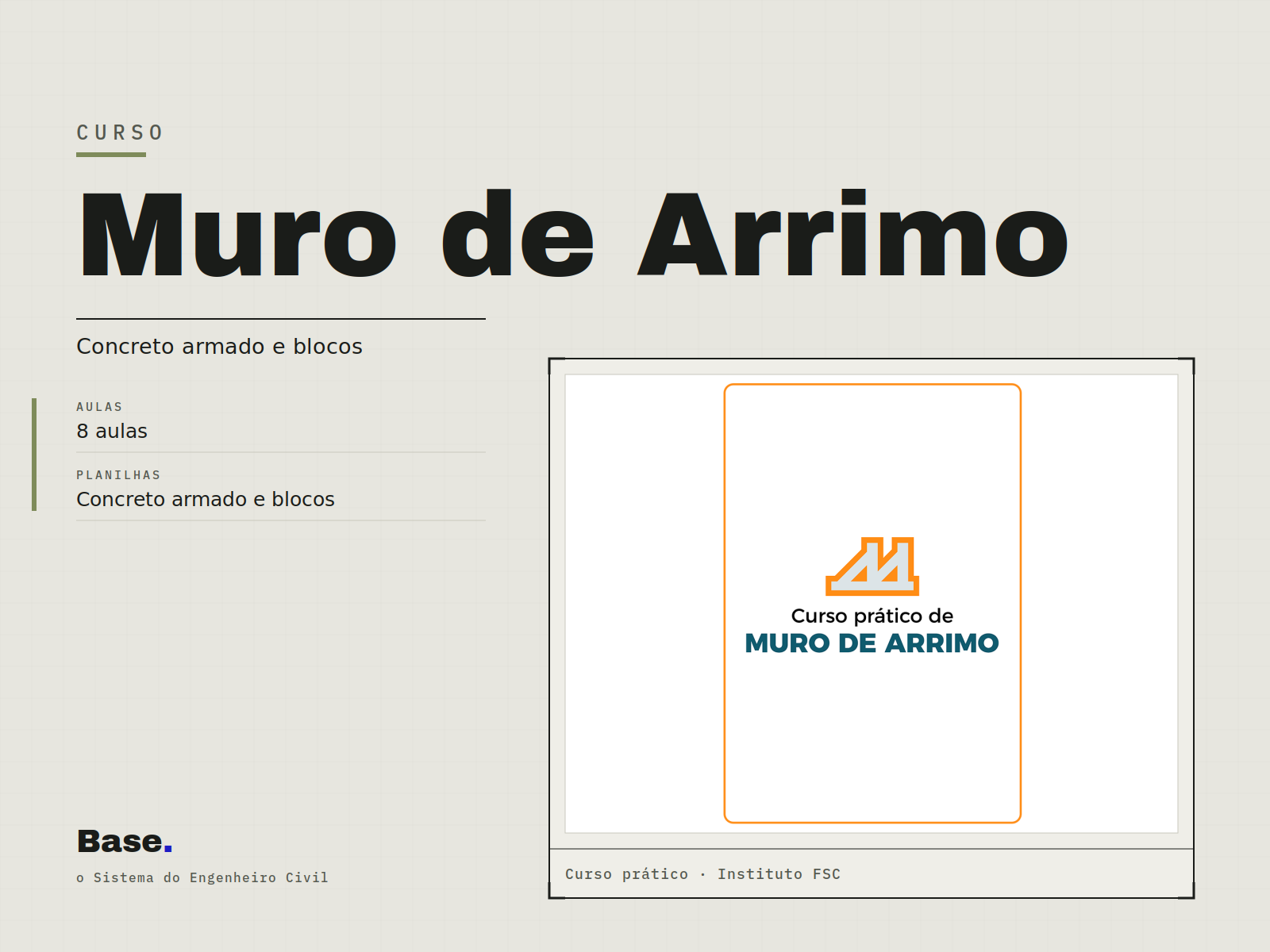 Curso: Muro de Arrimo