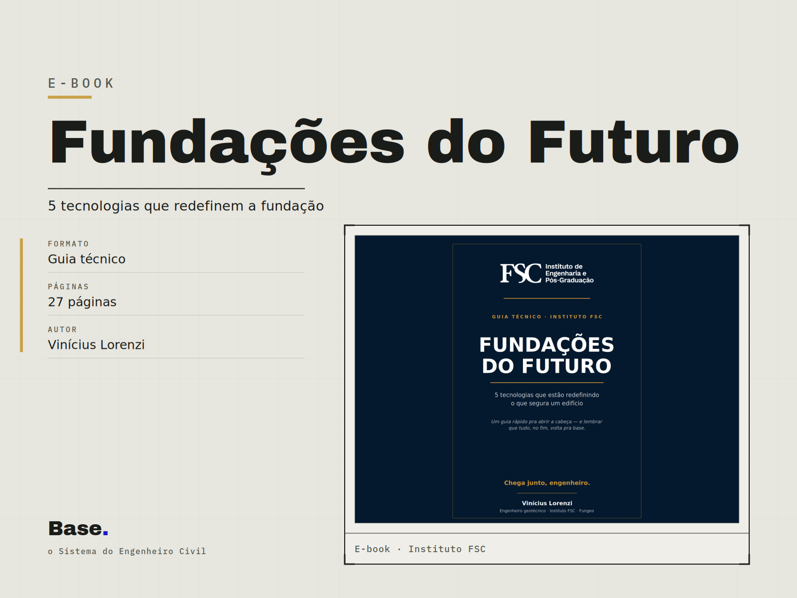 E-book: Fundações do Futuro