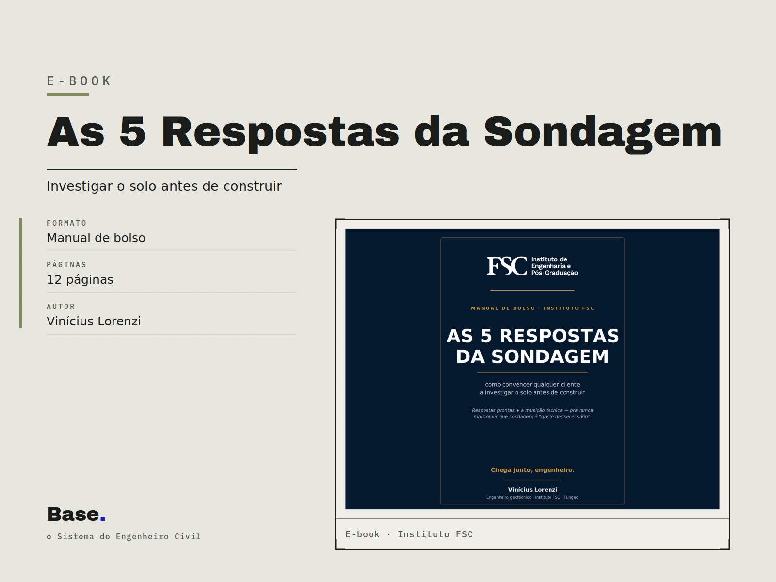 E-book: As 5 Respostas da Sondagem